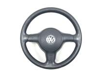 vw lupo 6x polo 6n2 leather steering wheel airbag...