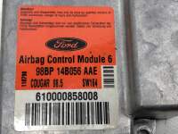 Ford cougar control unit airbag control unit airbag srs 98bp14b056aae