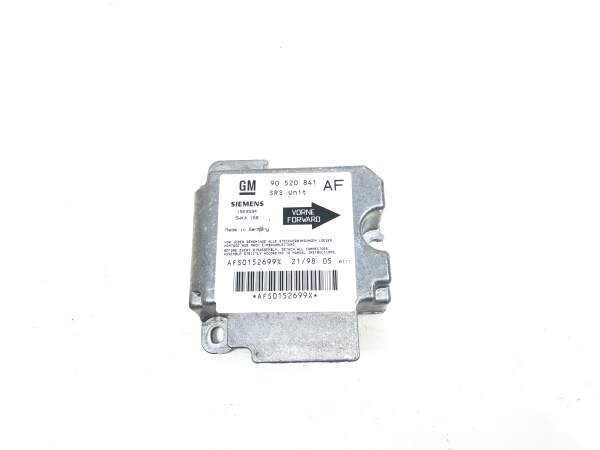 Opel Astra g Coupe airbag control unit control unit airbag control module 90520841