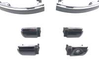 Door handle outer front rear right left set gray Chrysler...