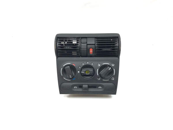 Opel Corsa b center console heating control unit warning light switch 90386821