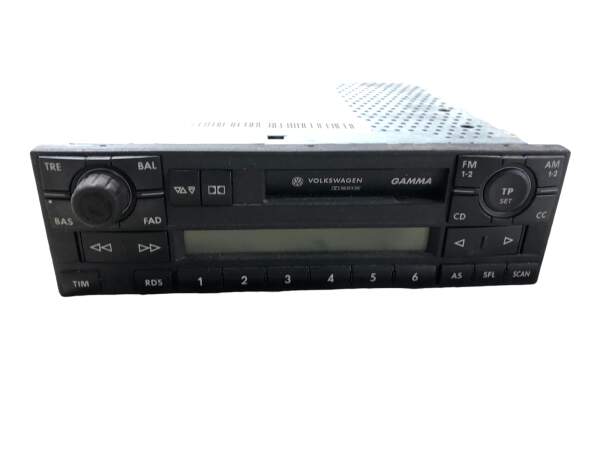 Cassette radio car radio cassette audio 1j0035186b vw passat 3b 96-00