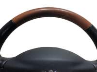 Leather steering wheel airbag steering wheel leather...