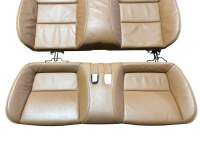 Back seat rear bench seat cushion set Brown leather Peugeot 207 cc 06-15