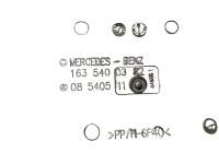 Abdeckung Sicherungskasten Blende 1635400382 Mercedes M Klasse W163 97-05