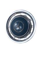mercedes vintage hubcap wheel cover blue silver cover 14...