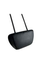 Headrest Backrest Head Support Front Leather Black Passat 3bg Variant 00-05