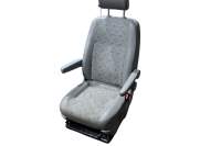Passenger seat front right vr fabric gray headrest vw t5...