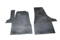 Floor mats floor mat rubber front right left set black vw t5 multivan 4 motion