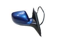 Exterior mirror electric blue right incl. mirror glass vw...