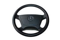 Airbag steering wheel airbag 4 spokes black Mercedes c...