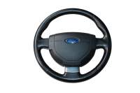 Airbag steering wheel leather airbag 6s6a3600a left ford...