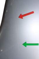 Kotflügel vorne rechts Verkleidung VR Silber Suzuki Ignis FH 00-03